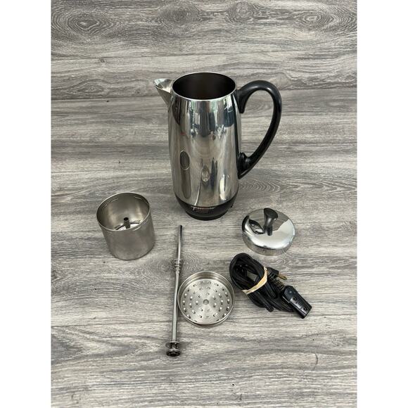 Farberware Superfast 12 Cup 1000W Automatic Coffee Percolator Model 142 Tested - Picture 1 of 8